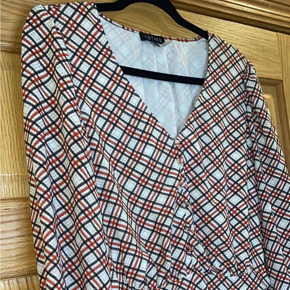 1. STATE
Long Sleeve V-Neck Ruffle Mini Dress - Picture 12 of 12